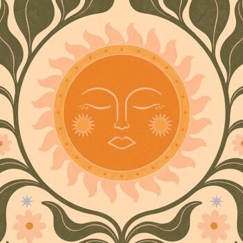 ‘Sunfleur’, Sunflower Floral Wall Art Print, 8 of 9