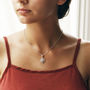 Sterling Silver Swirling Star Necklace, thumbnail 2 of 5