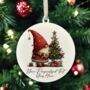 Personalised Christmas Gonk Gnome Hanging Bauble Decoration, thumbnail 6 of 11