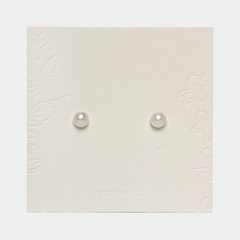 Sterling Silver Fresh Water Pearl Bridesmaid Earrings, 3 of 6