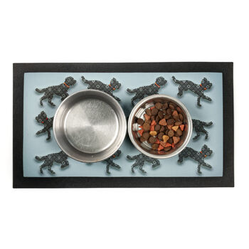 Black Cockapoo Pet Food Placemat, 5 of 8