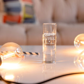 Personalised Engraved Champagne Flute Anniversary Gift, 6 of 12