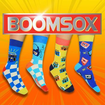 United Oddsocks Boomsox Men's Gift Box Set, 3 of 8