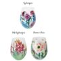 Hand Painted Flower Glass Tumblers, thumbnail 4 of 8