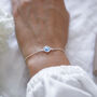 Birthstone Bracelet In Sterling Silver, thumbnail 11 of 12