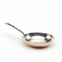 Hammered Copper Frying Pan – 260 Mm Diameter Pan Brass Handle, thumbnail 3 of 5