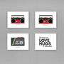 Music Lover's Chocolate Bar Cassettes And Card, thumbnail 7 of 7