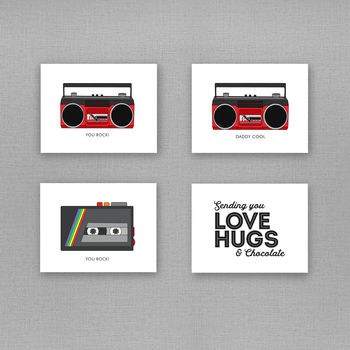 Music Lover's Chocolate Bar Cassettes And Card, 7 of 7