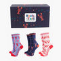 Lobsters Bamboo Ankle Socks Women's Gift Box, thumbnail 1 of 4