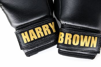 Personalised Baby And Toddler Boxing Gloves Gift Boxed, 10 of 10