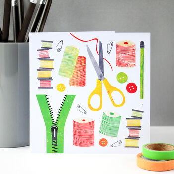 Sewing Kit Blank Card, 3 of 10