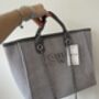 Personalised Grey Large Chain Custom Tote Bag, thumbnail 7 of 9