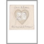 Personalised Heart Wedding Anniversary Card For Him, thumbnail 11 of 12