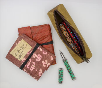 Canvas And Leather Pencil Case, 4 of 9