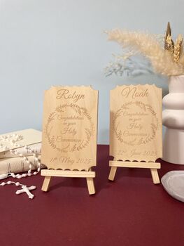 Personalised Christening Keepsake Card, 5 of 6