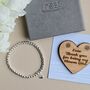 Personalised Flower Girl Bracelet And Token, thumbnail 1 of 3