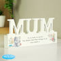 Personalised Me To You Mum Wooden Ornament, thumbnail 1 of 3