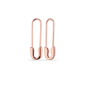 Sterling Silver Safety Pin Earring, 8 of 8