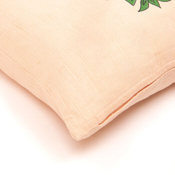 Juhi Floral Pink Cushion Cover, 3 of 4