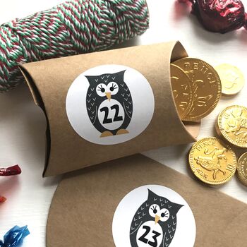Owl Advent Stickers Or Owl Advent Craft Kit, 11 of 12