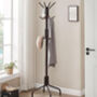 Coat Stand Metal Coat Rack With 12 Hooks Four Legs, thumbnail 2 of 11