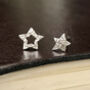 Sterling Silver Mini Rock Star Mismatched Earrings, thumbnail 1 of 12