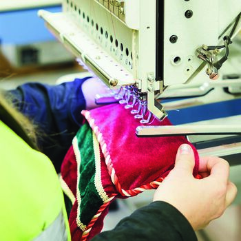 Personalised Santa's Workshop Christmas Stocking, 5 of 5