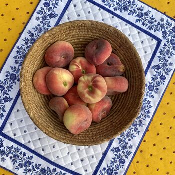 Quilted Cotton Provencal Placemats, 4 of 7