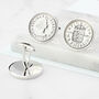 Personalised Shilling 70th Birthday Coin Cufflinks, thumbnail 1 of 4