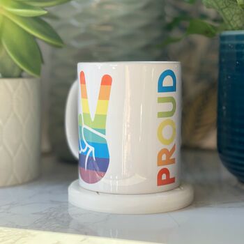 Lgbtq+ Pride Rainbow Mug, 3 of 4