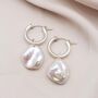 Clemmie Baroque Pearl Bridal Earrings, thumbnail 1 of 3