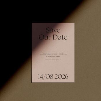 Fleur Wedding Save The Date — Printed, 6 of 6