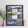 Personalised Photo Collage Print For Travel, thumbnail 5 of 10