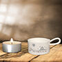 'You Brighten My Day' Ceramic Tea Light Holder, thumbnail 2 of 2