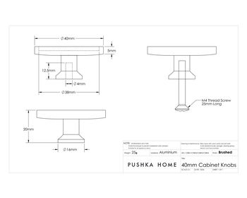 London Underground Tube Line Cupboard Knobs, 3 of 9