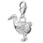 Sterling Silver Dodo Charm, thumbnail 1 of 6