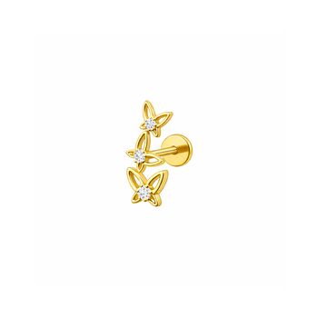 Halo Butterfly Helix Earring, 3 of 5