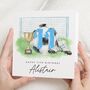 11th Birthday Football Trophy Card For Son, thumbnail 1 of 7