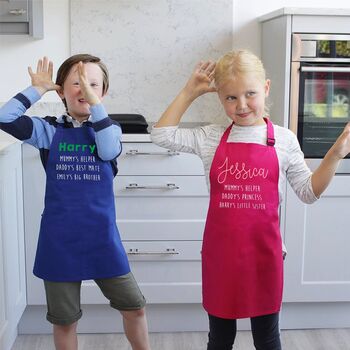 Child's Personalised Name Apron, 5 of 12
