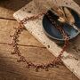 Copper Chain Statement Necklace, thumbnail 6 of 6