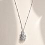 Gold Or Silver Saltwater Coral Pendant Necklace, thumbnail 2 of 4