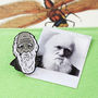 Charles Darwin Enamel Pin, thumbnail 1 of 5
