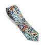 Flower Field Silk Tie, Pocket Square, Cufflinks, thumbnail 1 of 7