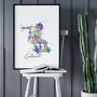 Personalised Skateboarder Rough Sketch Print, thumbnail 2 of 4