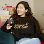 Going Out Out Santa Somersault Christmas Sweatshirt, thumbnail 2 of 8