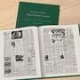 Manchester United Personalised Football Telegraph Book, thumbnail 11 of 11