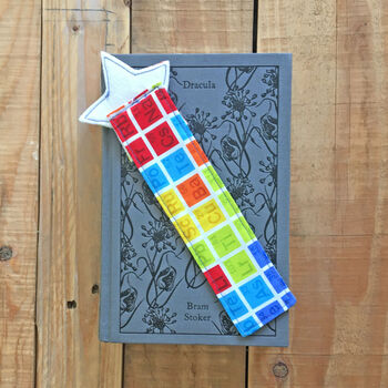 Personalised Fabric Star Bookmark, 9 of 12