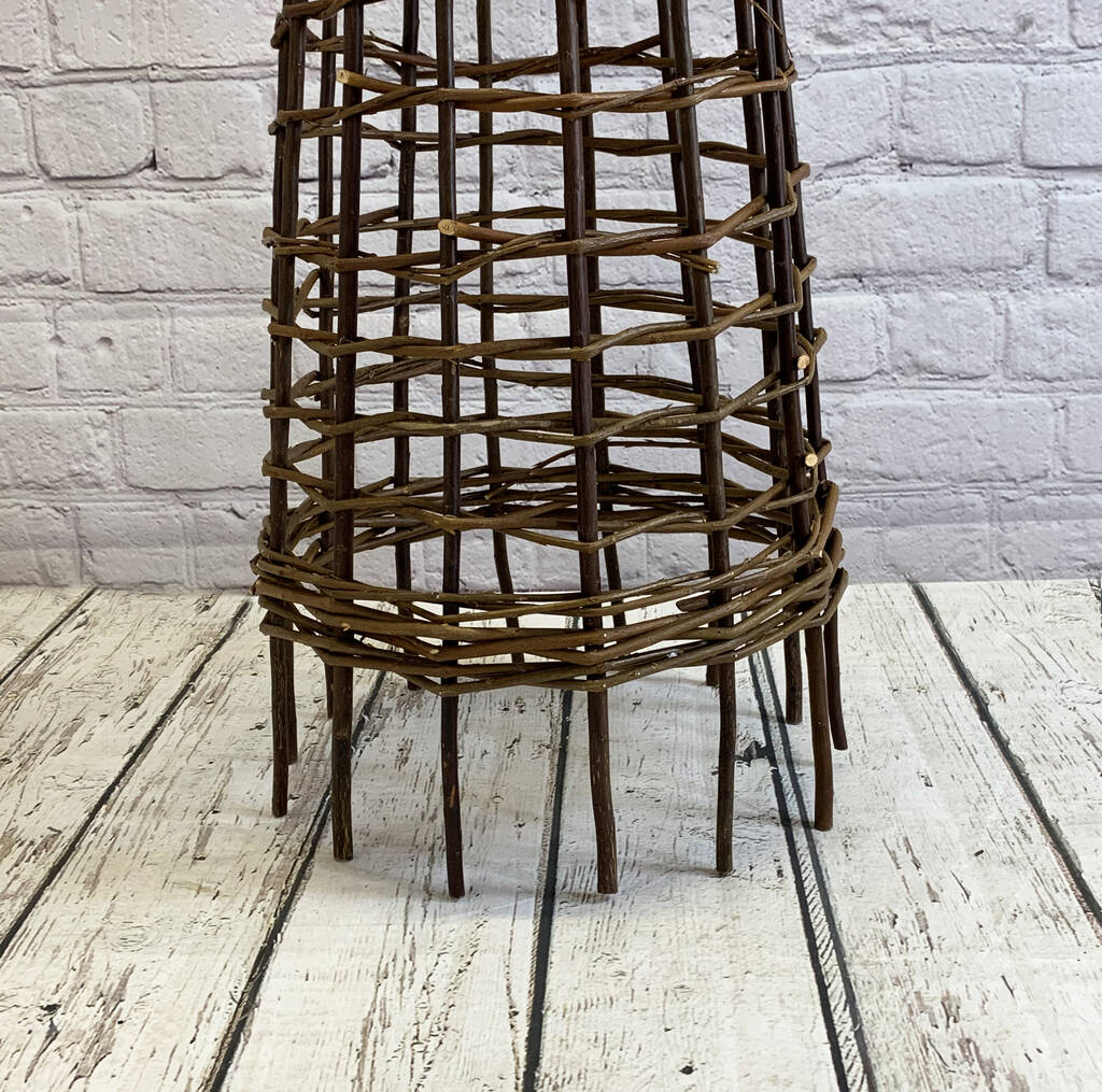 Willow Spiral Garden Obelisk By Garden Selections | notonthehighstreet.com