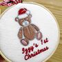 Personalised Baby First Christmas Tree Decoration Gift, thumbnail 7 of 9