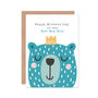 Cute Bear Queen Best Mum Ever Mother's Day Card, thumbnail 2 of 4